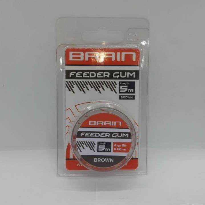 

Фидергам Brain Feeder Gum 5m 0.60мм 8lb/4кг .Фидерная резина. Амортизирующая резина. Цвет: Коричневый
