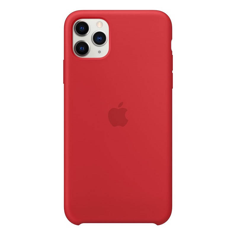 

Силиконовый чехол iPhone 11 Pro Max (2019) красный