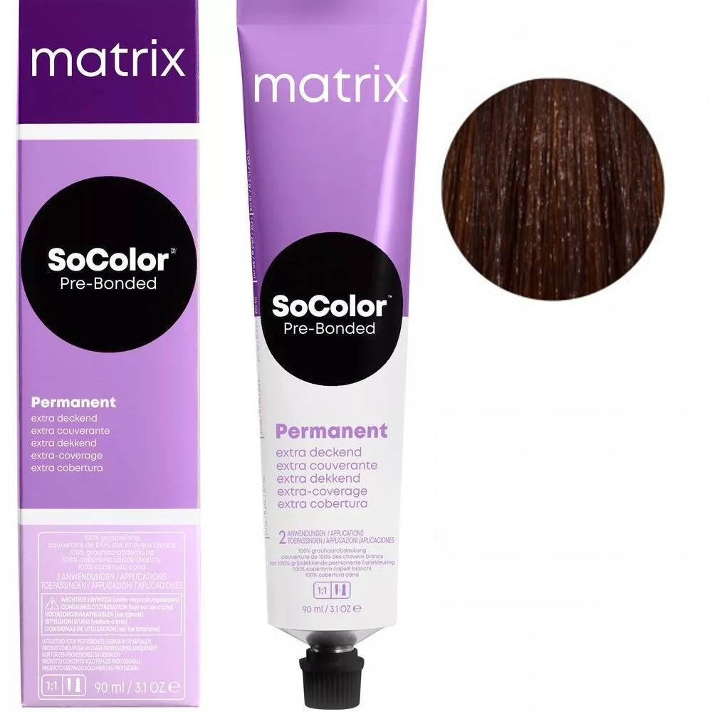 

Краска для волос Socolor.beauty Extra Coverage Matrix 507AV 100% покрытие седины 90 мл.