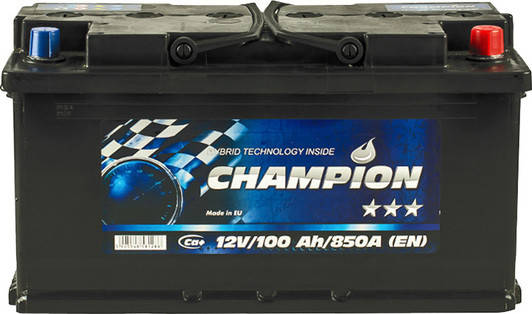 

Автомобильный аккумулятор Champion Black Euro 100Ah 850A (0) (CHB100-0)