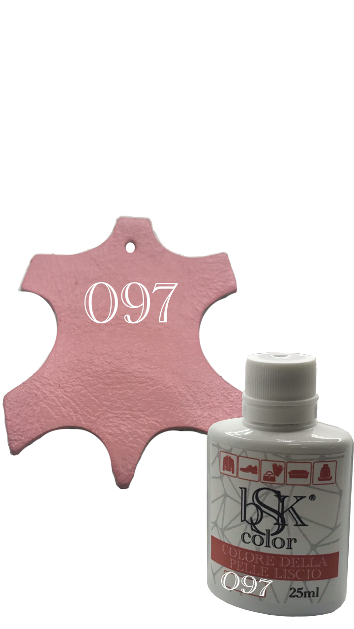 

Краска для гладкой кожи розовый 25ml №097