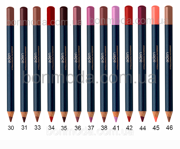 

Aden Lip Liner Pencil водостойкий карандаш для губ Аден в ассортименте