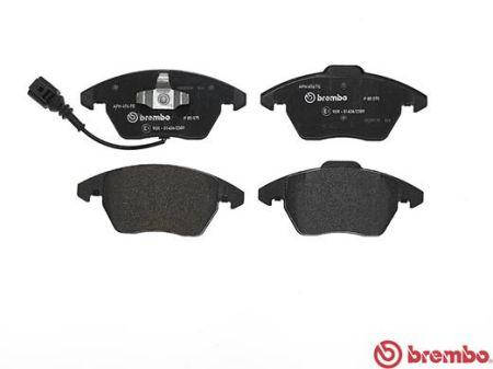 

Тормозные колодки дисковые A3 Octavia Passat Brembo P85 075