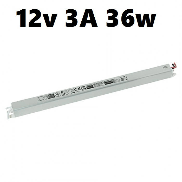 

Блок питания SLIM DC 12V 36W 3А Слим драйвер для LED ленты