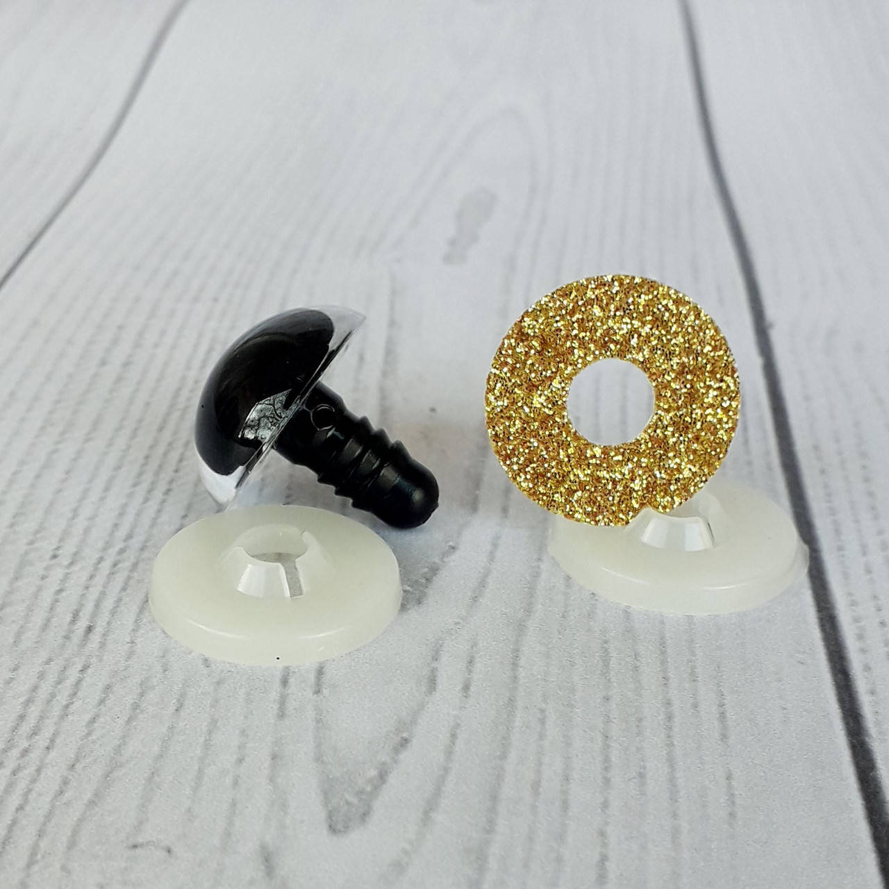 

Глазки для игрушек 20мм блестящие, желтые.