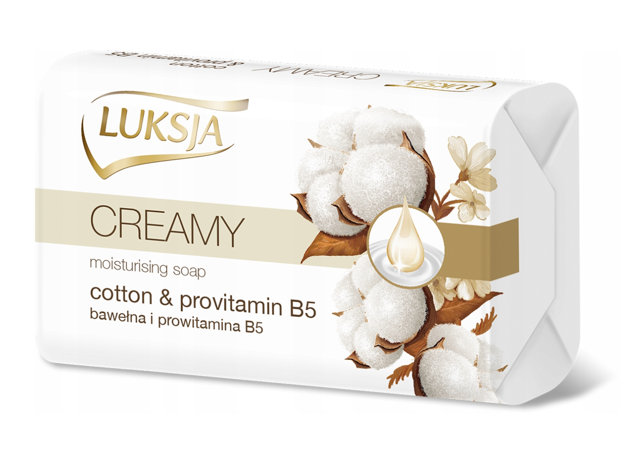 

Крем-мыло Luksja Cotton Milk Provitamin B5 90 г