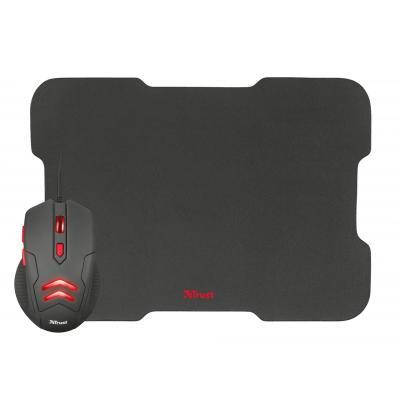 

Мышка Trust Ziva Gaming mouse with Mouse pad (21963), Черный