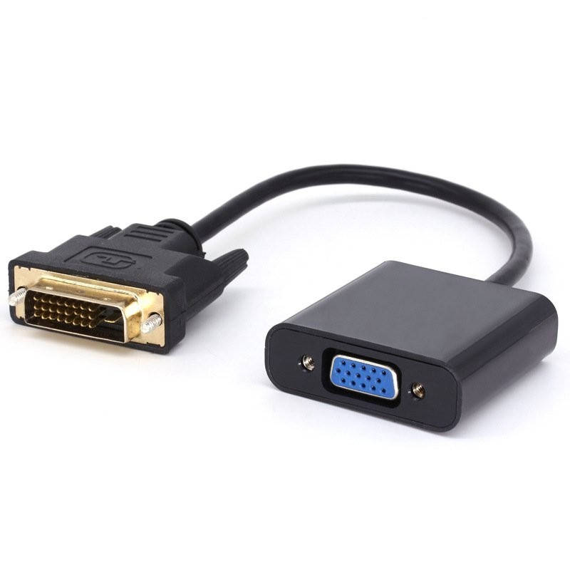 

DVI-D 24+1 на VGA конвертер адаптер переходник, Черный