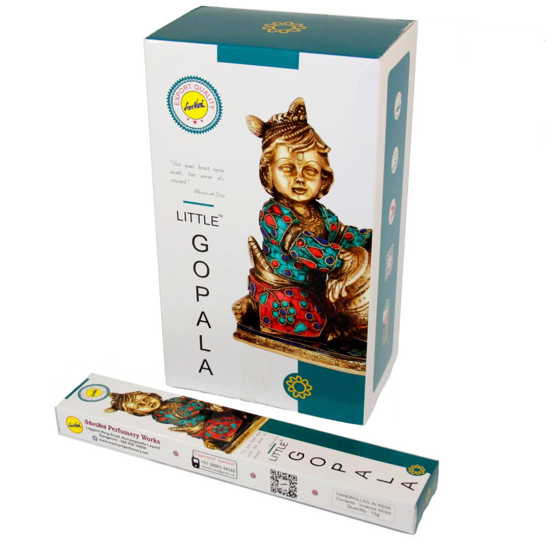 

Аромапалочки Гопала (Little Gopala, Sree Vani), 15 грамм - приятный восточный аромат