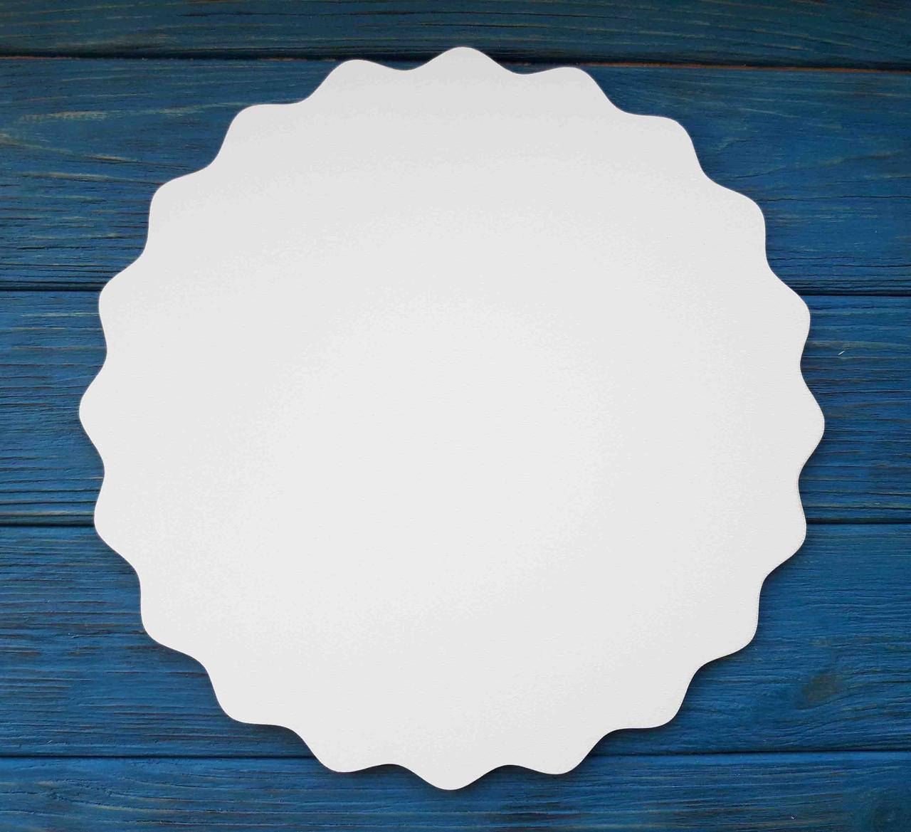 

Подложка под торт. Подставка для торта усиленная. Волна. Диаметр 20 см.