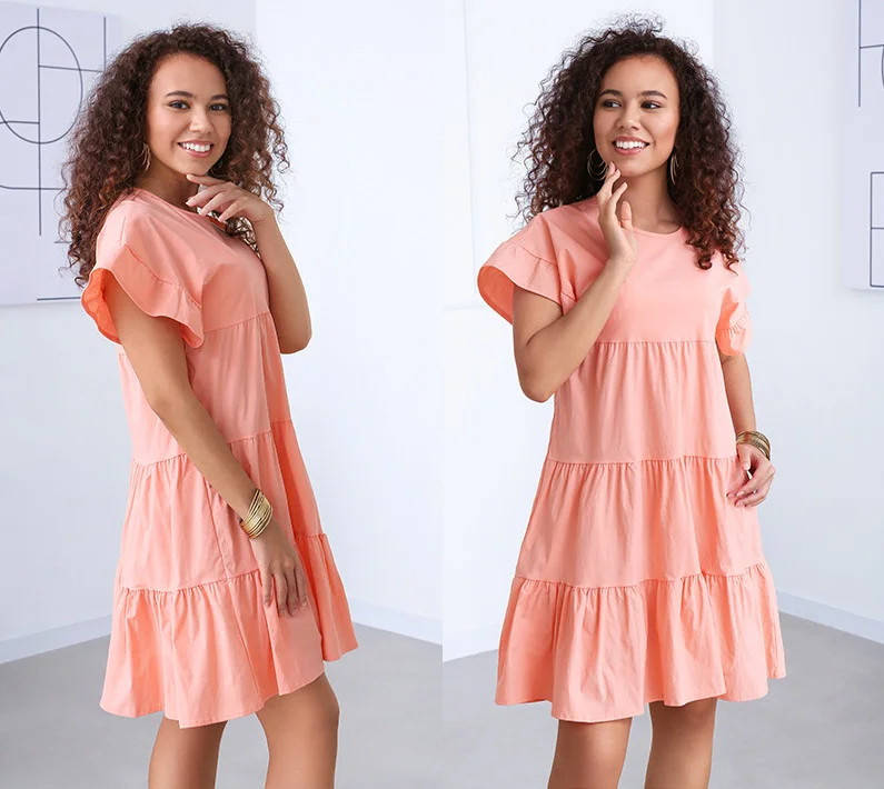 

Летний сарафан «Аманда» Персиковый, 46/48