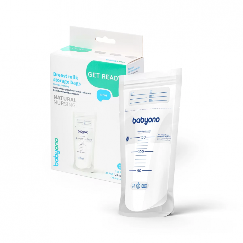 

Пакеты для хранения грудного молока Natural Nursing 20 шт. по 150 мл