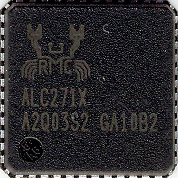

Микросхема Realtek ALC271X (7х7mm)