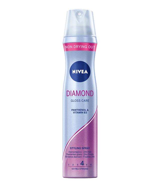 

Лак для волос для придания блеска Nivea Diamond Gloss Care 250мл.