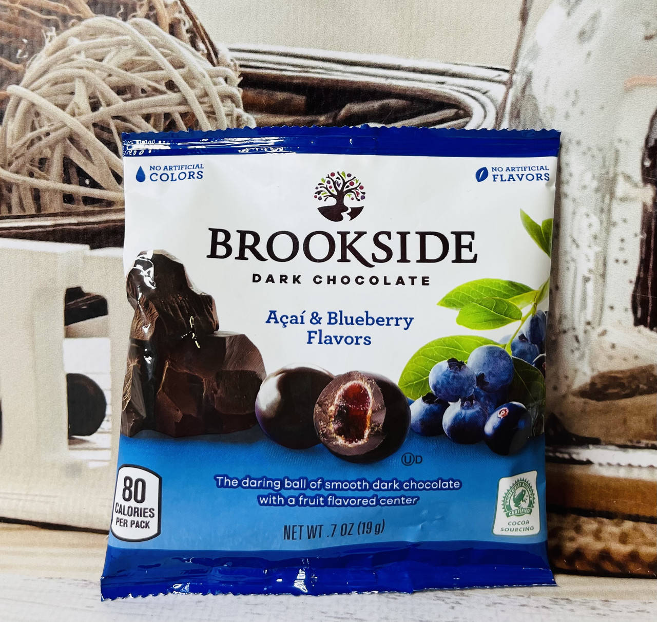 

Шоколадні цукерки BROOKSIDE лохина та асаї