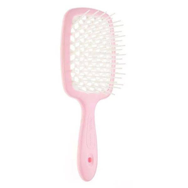

Расческа Janeke 1830 Superbrush Pastel Pink (розовая с белым)