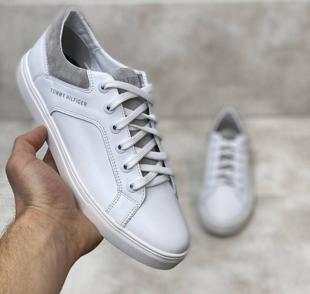 

Кеды мужские натуральная кожа Tommy Hilfiger белый 40-45 р.
