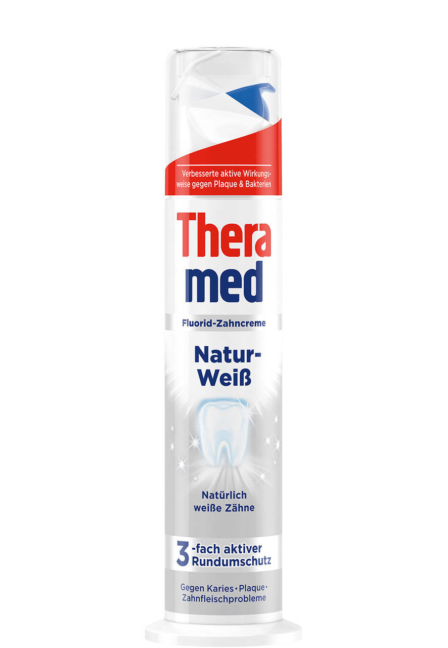 

Зубная паста Theramed natur-weiss (отбеливающая) с дозатором 100 мл