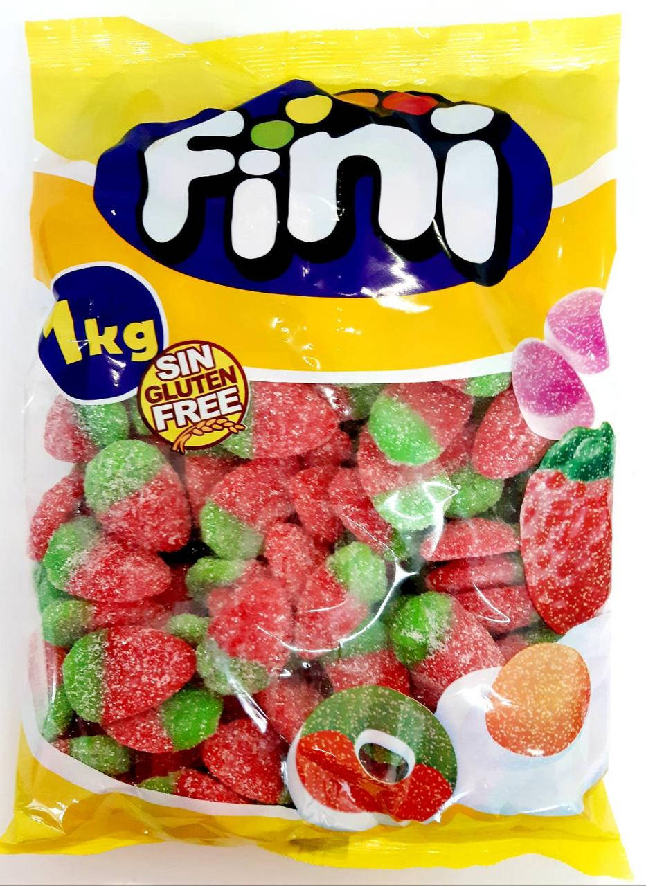 

Фруктовые жевательные конфеты (мармелад) ТМ Фини (Fini) в пакетах КИСЛАЯ КЛУБНИКА 1 кг