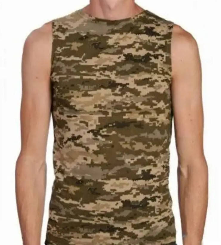 

Майка светлый Пиксель ЗСУ ВСУ размеры М 48-50, L 52-54 ткань ХБ 100% Турция, Хаки