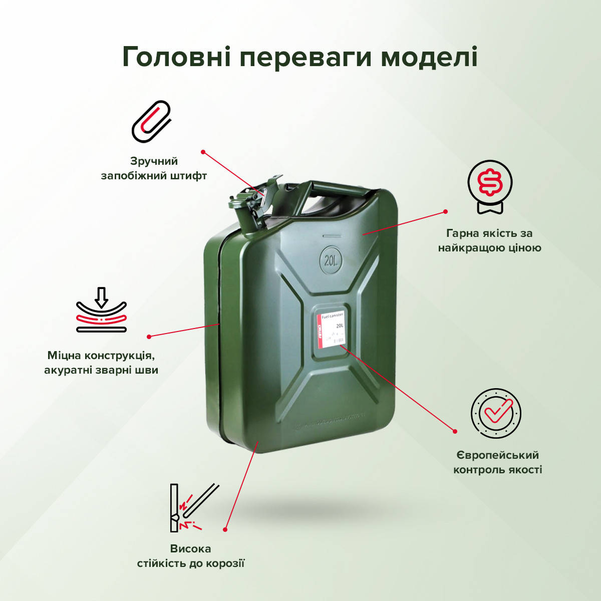 

Канистра автомобильная. Канистра металлическая 20л