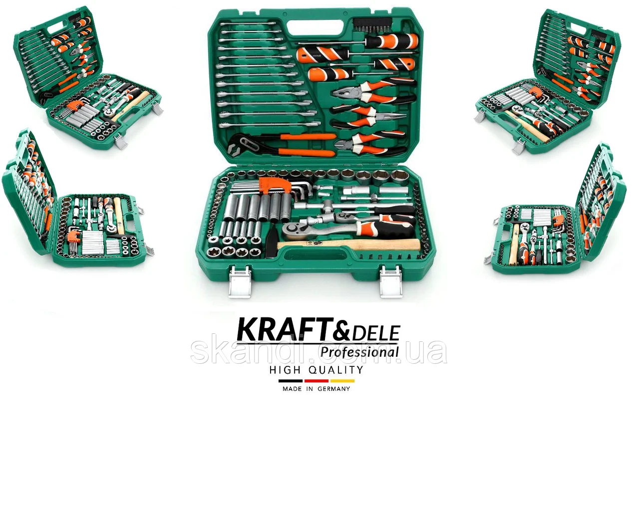 

Набор инструментов Kraft & Dele 122ел. Germany