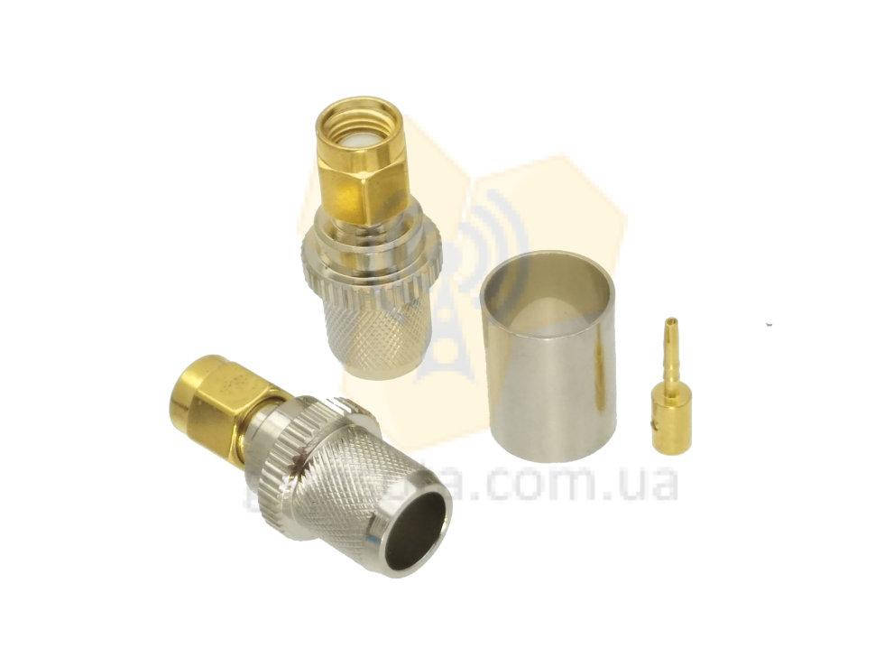 

Разъем SMA-plug для кабеля RG-8/RG-213/LMR400 обжим