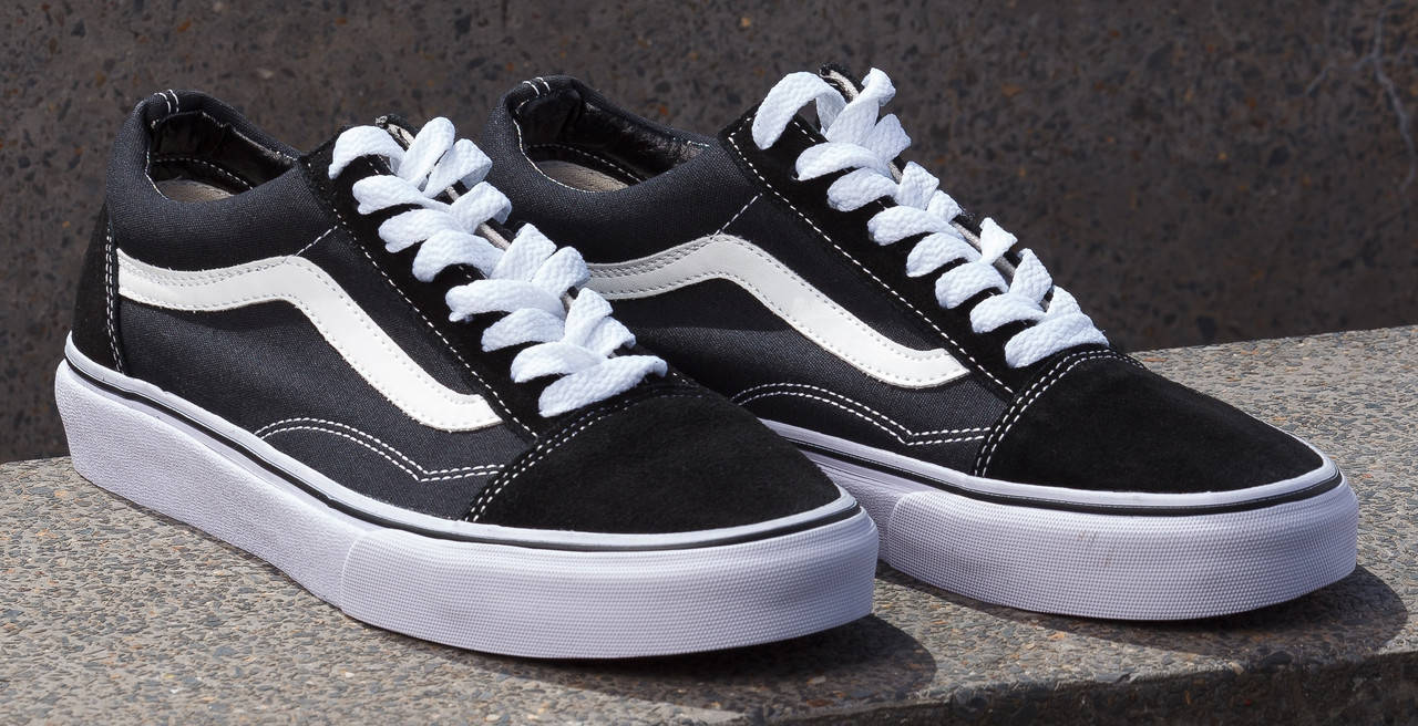 

Кеды Vans old skool black white (ЧЕРНЫЕ) 45, Черный