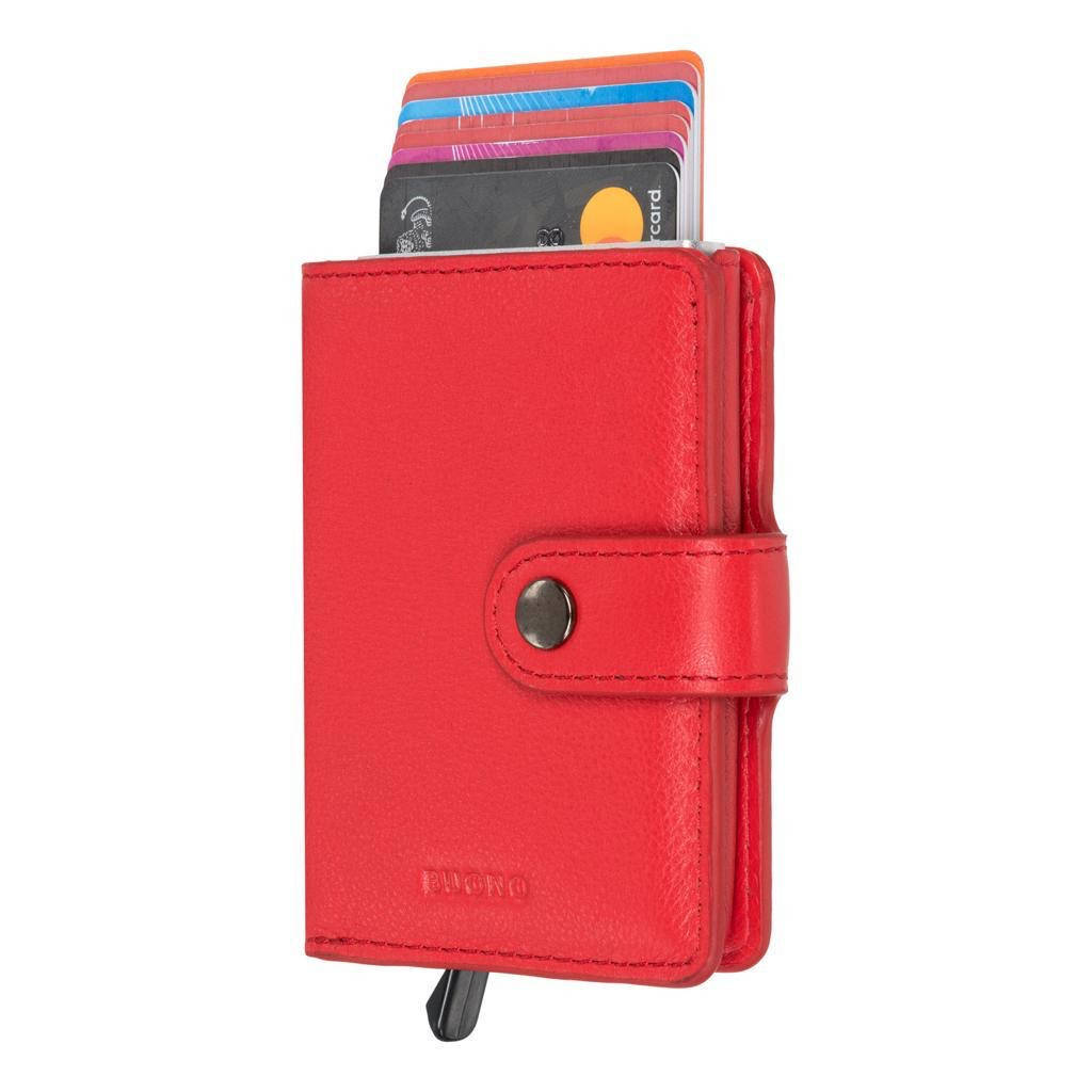 

Кожаный кошелек CardСase от Buono Leather, Алый