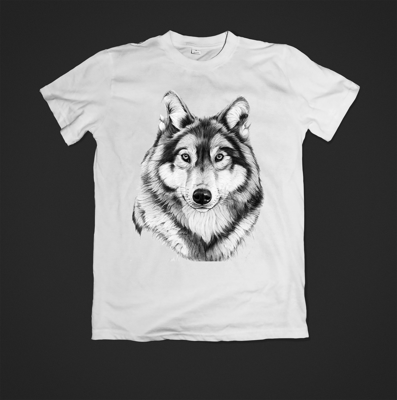 

Футболка мужская с принтом ВОЛК