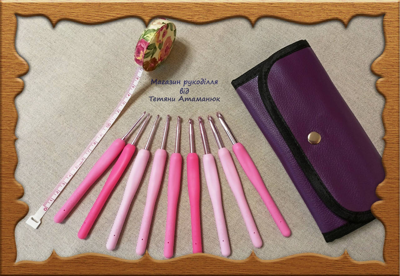 

Комплект крючков для вязания Violet, Разные цвета