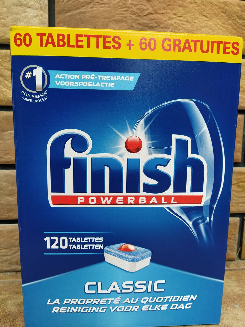 

Таблетки для посудомийних машин FINISH Classic 120 шт.
