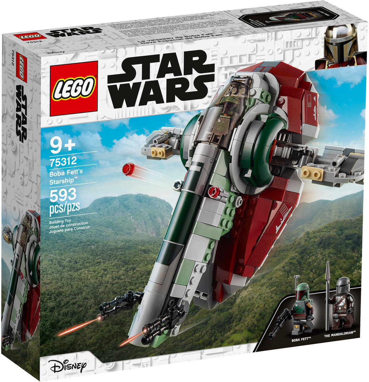 

Конструктор LEGO Star Wars Звездолет Бобы Фетта (75312)