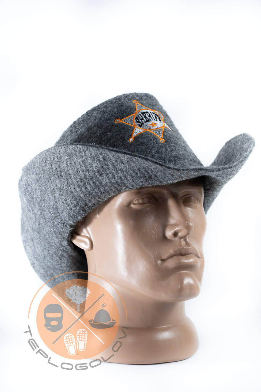 

Авторська шапка для бані та сауни Шериф