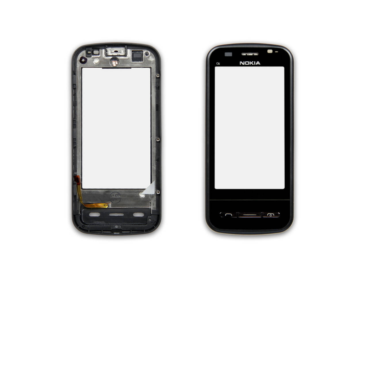 

Тачскрин NOKIA C6-00 черный с рамкой и клавиатурой оригинал (TW)