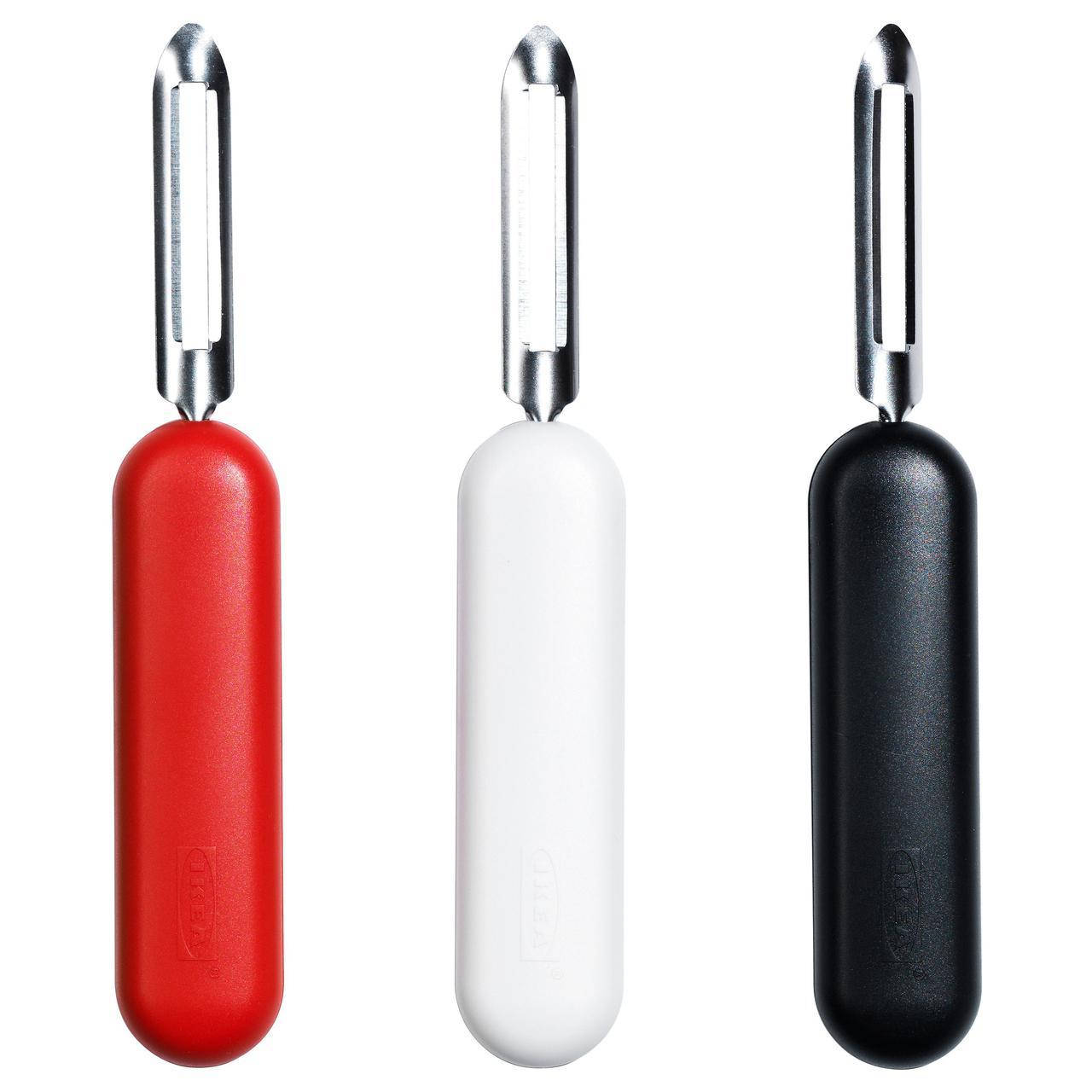 

IKEA STAM (602.332.52) Картофельный очиститель, красный, белый/черный