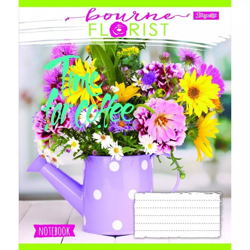 

Тетрадь А5 24л., линия, Florist 1Вересня