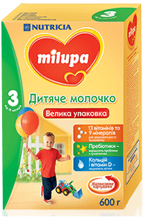 

Cуміш молочна суха Milupa 3, 600г