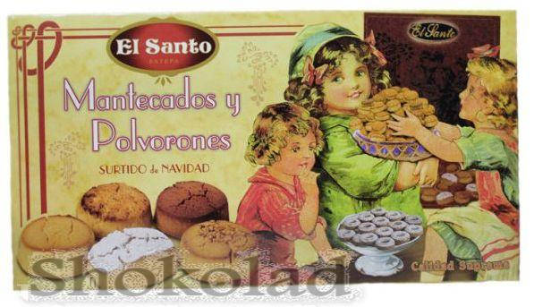 

Испанское печенье El Santo Surtido Mantecados y Polvorones