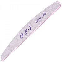 

Пилка для ногтей серая 180/240 "широкая", OPI