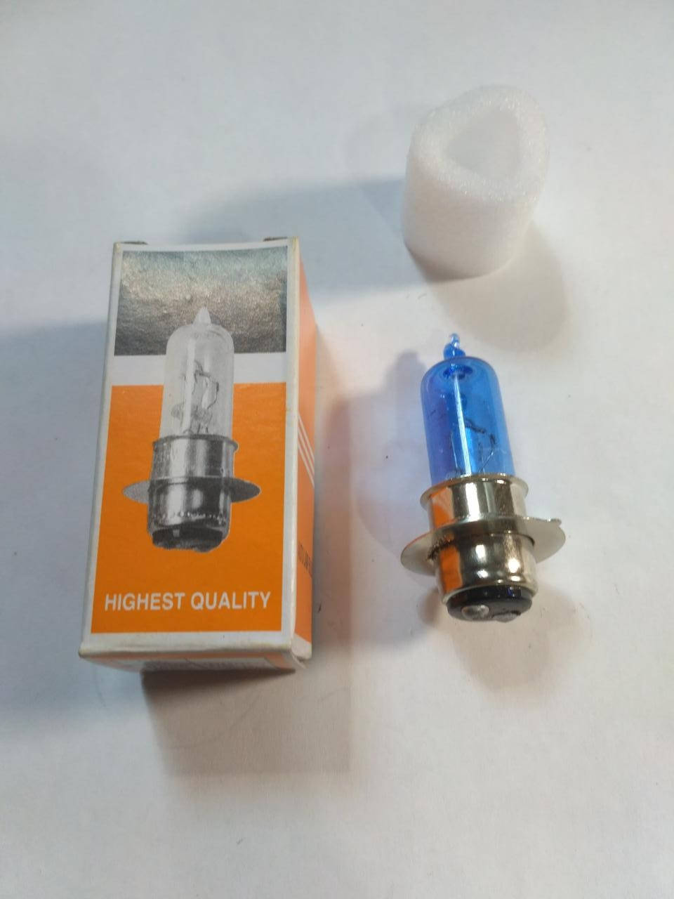 

Лампа фары 12V 25/25W (крепление 1 ус) галоген супер белая (Китай)