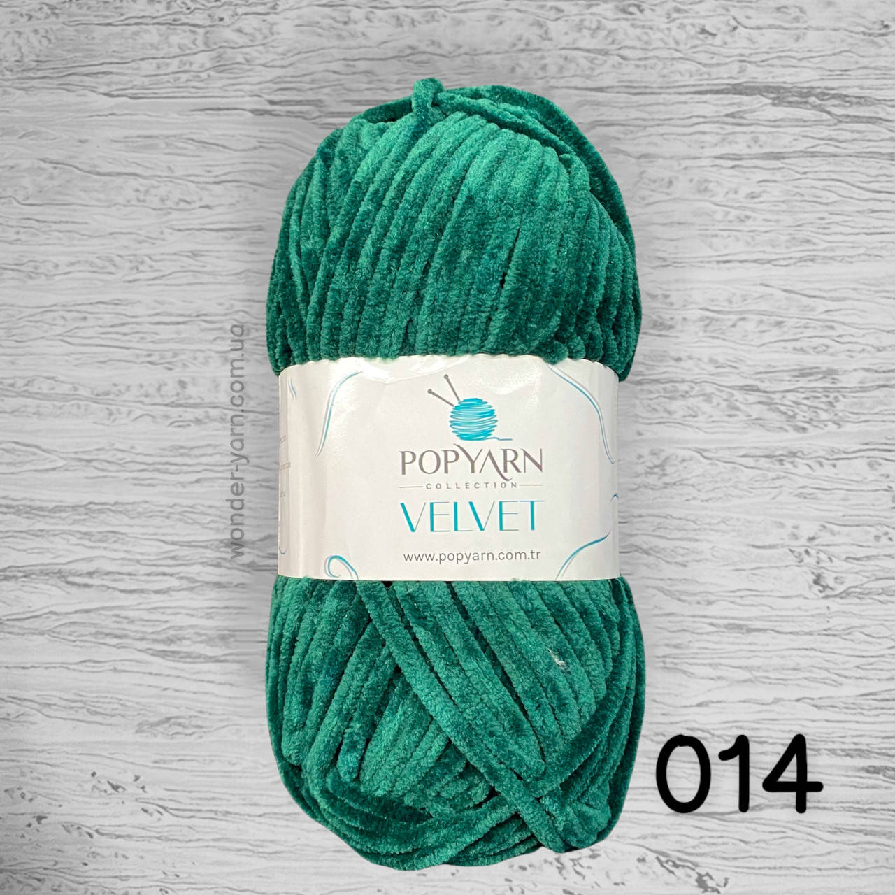

Плюшевая пряжа PopYarn Velvet / ПопЯрн Вельвет. 14 бутылочный
