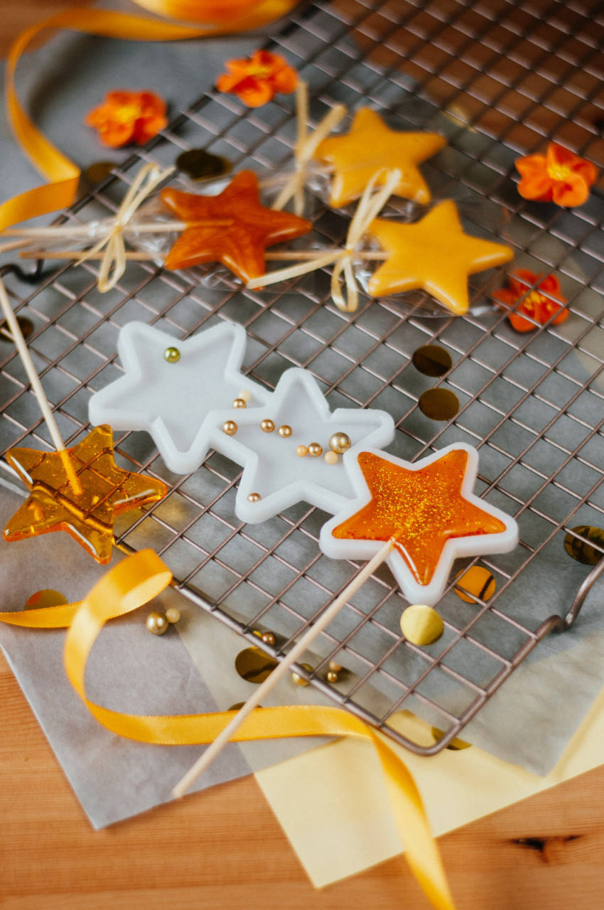 

Силиконовый молд для леденцов "Звёздочки"