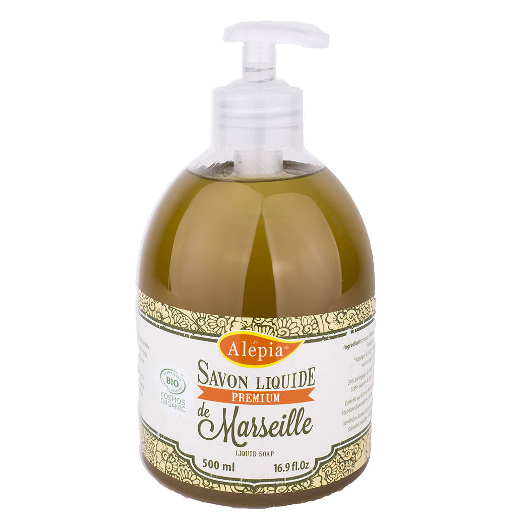 

Марсельское мыло жидкое Alepia PREMIUM MARSEILLE -ORGANIC - 500ml (AR0411)