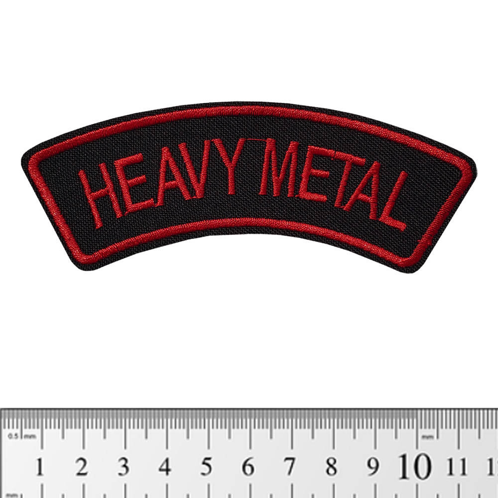

Нашивка Heavy Metal (red) (pt-063), Красный