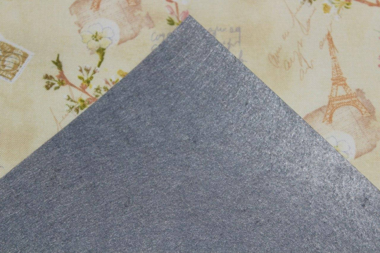 

Фетр серый, 20 * 30 см,( светлее, чем на фото), толщина 1 мм.