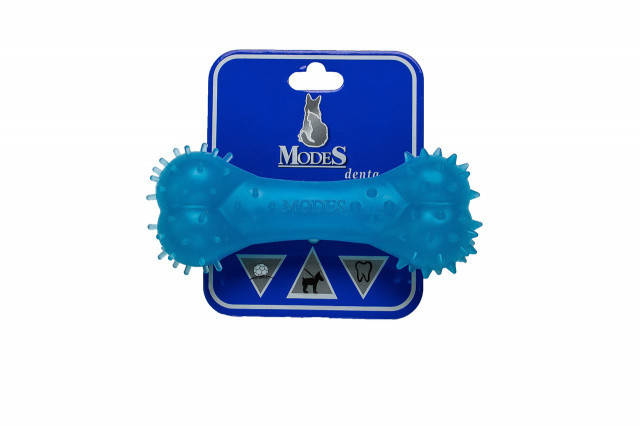

Игрушка для собак кость MODES Denta для собак голубая размер S-12см