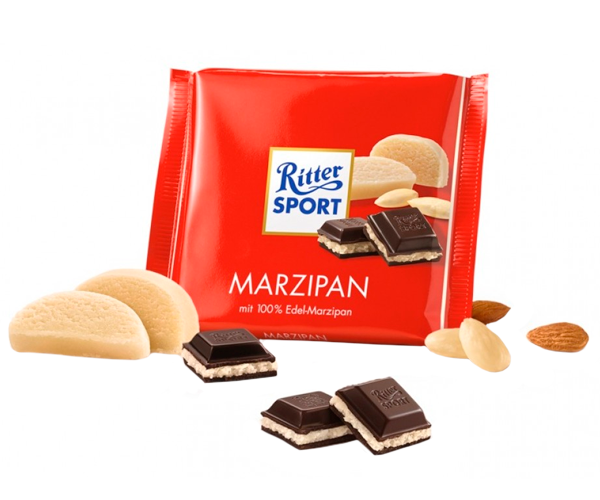 

Черный шоколад Ritter Sport Марципан 100 г