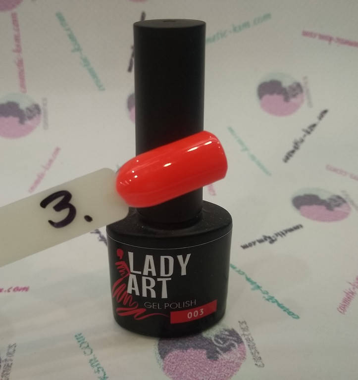 

Гель лак для ногтей № 003 7мл. Lady Art