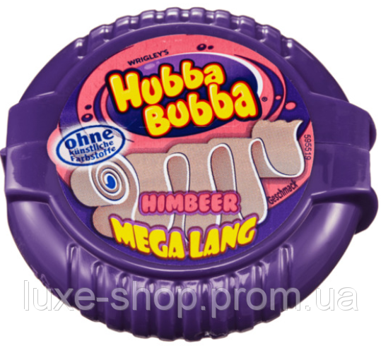 

Жевательная резинка Hubba Bubbа Himbeer - Малина,Bubble Gum 56г (180 см) Германия